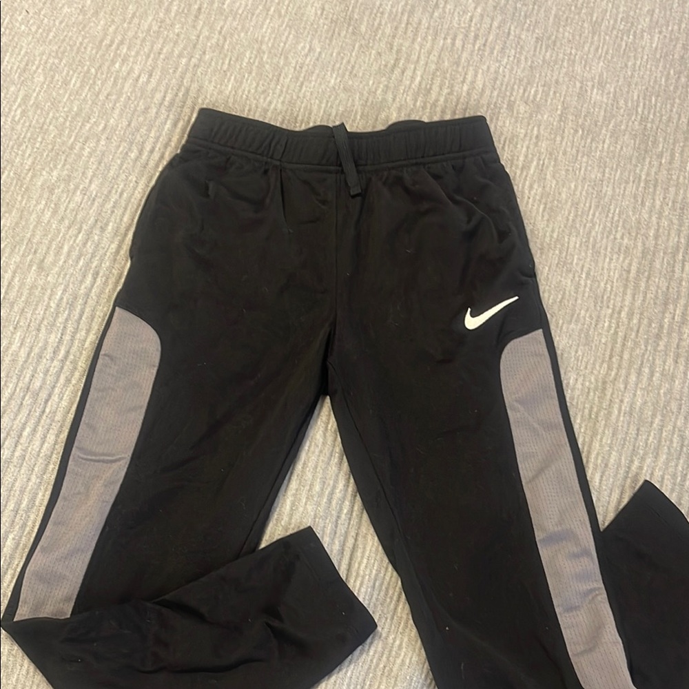 Nike Black and Gray Athletic Joggers